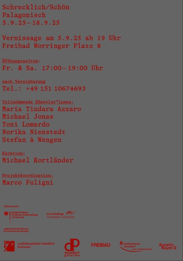 Schrecklich : schön flyer rückseite