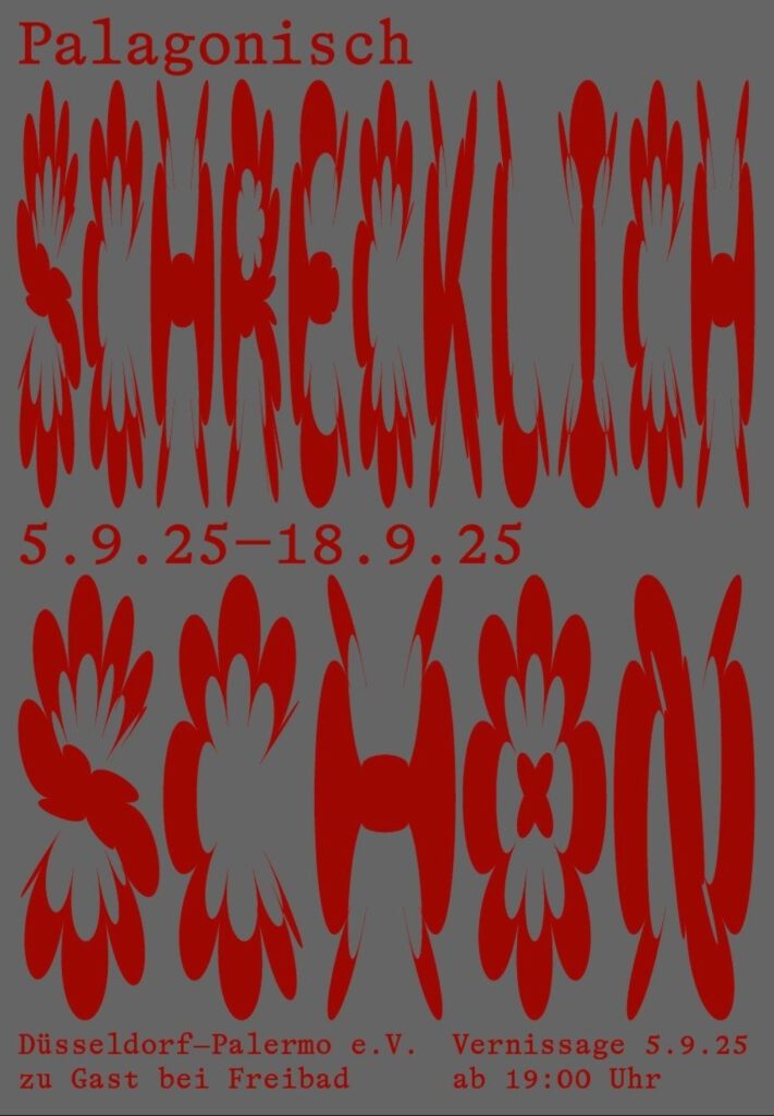 Schrecklich : schön flyer vorderseite