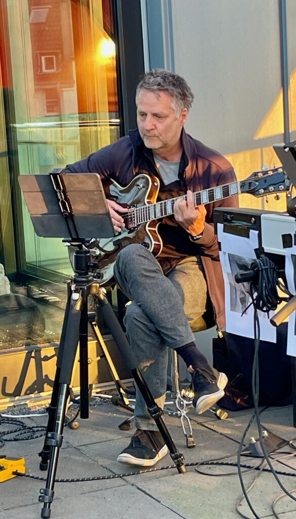 Oliver Eltinger in der Abendsonne